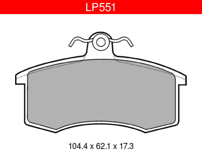 JARRUPALASARJA DELPHI ETU, LADA - Jarrupalasarjat - LP551 - 1