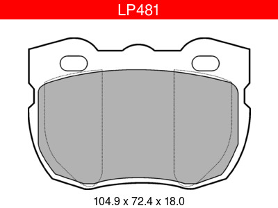 JARRUPALASARJA DELPHI ETU, LAND ROVER - Jarrupalasarjat - LP481 - 1