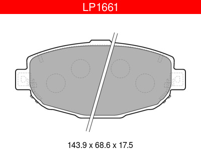 JARRUPALASARJA DELPHI ETU, LEXUS - Jarrupalasarjat - LP1661 - 1