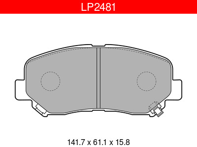 JARRUPALASARJA DELPHI ETU MAZDA - Jarrupalasarjat - LP2481 - 1