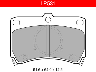 JARRUPALASARJA DELPHI ETU, MAZDA - Jarrupalasarjat - LP531 - 1