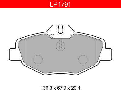 JARRUPALASARJA DELPHI ETU, MERCEDES SIS. PULTIT - Jarrupalasarjat - LP1791 - 1