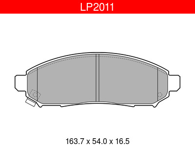 JARRUPALASARJA DELPHI ETU, NISSAN - Jarrupalasarjat - LP2011 - 1