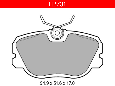 JARRUPALASARJA DELPHI ETU, SAAB - Jarrupalasarjat - LP731 - 1