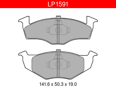 JARRUPALASARJA DELPHI ETU, SEAT, VW - Jarrupalasarjat - LP1591 - 1