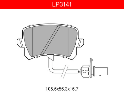 JARRUPALASARJA DELPHI TAKA, AUDI Q3RS - Jarrupalasarjat - LP3141 - 1