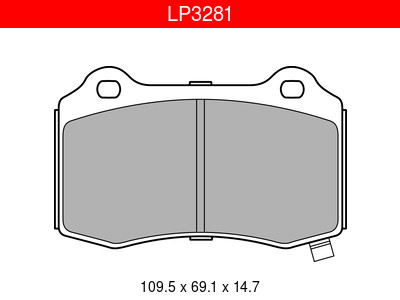 JARRUPALASARJA DELPHI, TAKA, CHRYSLER / HYUNDAI / JEEP / TES - Jarrupalasarjat - LP3281 - 1