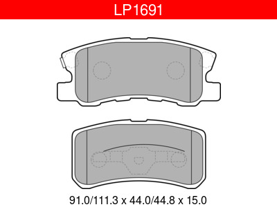 JARRUPALASARJA DELPHI TAKA, CITROEN, DODGE YM - Jarrupalasarjat - LP1691 - 1
