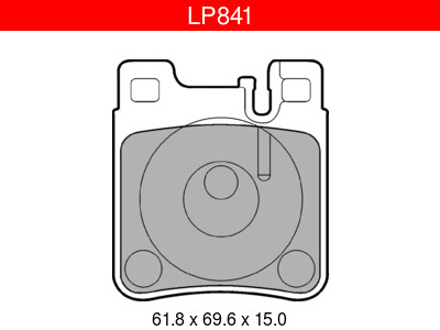 JARRUPALASARJA DELPHI TAKA, MERCEDES - Jarrupalasarjat - LP841 - 1
