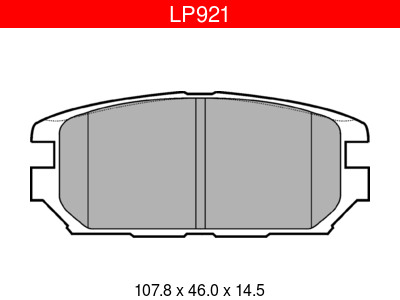 JARRUPALASARJA DELPHI TAKA, MITSUBISHI # - Jarrupalasarjat - LP921 - 1