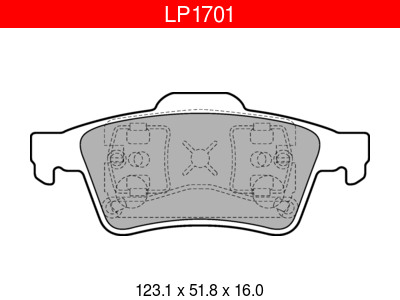 JARRUPALASARJA DELPHI TAKA, NISSAN, RENAULT - Jarrupalasarjat - LP1701 - 1