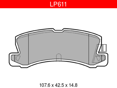 JARRUPALASARJA DELPHI TAKA, TOYOTA - Jarrupalasarjat - LP611 - 1