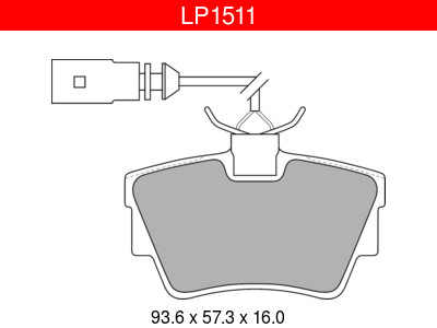 JARRUPALASARJA DELPHI TAKA, VW - Jarrupalasarjat - LP1511 - 1