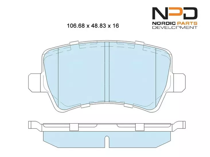 JARRUPALASARJA NPD TAKA, FORD, LAND ROVER, VOLVO - Jarrupalasarjat - BP10-1001 - 1