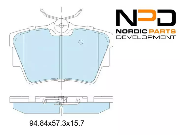 JARRUPALASARJA NPD TAKA, VW - Jarrupalasarjat - BP10-1021 - 1