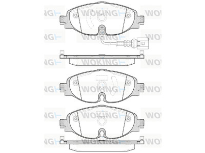 JARRUPALASARJA WOKING ETU, AUDI, SEAT, SKODA, VOLKSWAGEN - Jarrupalasarjat - P1415301 - 1