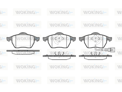 JARRUPALASARJA WOKING ETU, AUDI, SEAT, SKODA, VW - Jarrupalasarjat - P290341 - 1
