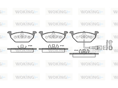 JARRUPALASARJA WOKING ETU, AUDI, SEAT, SKODA, VW - Jarrupalasarjat - P733321 - 1
