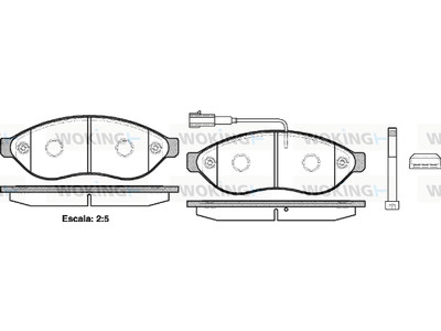 JARRUPALASARJA WOKING ETU, CITROEN, FIAT, PEUGEOT - Jarrupalasarjat - P1337301 - 1