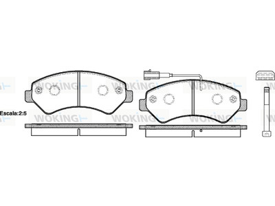 JARRUPALASARJA WOKING ETU, CITROEN, FIAT, PEUGEOT - Jarrupalasarjat - P1375301 - 1