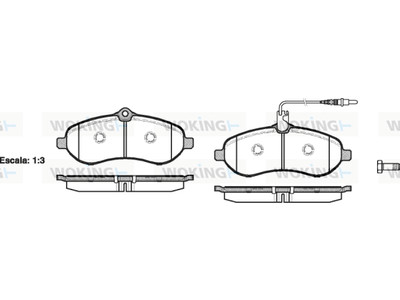 JARRUPALASARJA WOKING ETU, CITROEN, FIAT, PEUGEOT - Jarrupalasarjat - P1392301 - 1