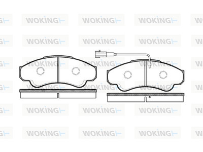 JARRUPALASARJA WOKING ETU, CITROEN, FIAT, PEUGEOT - Jarrupalasarjat - P859301 - 1