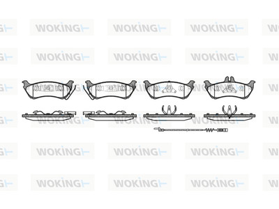 JARRUPALASARJA WOKING TAKA, MERCEDES - Jarrupalasarjat - P798311 - 1