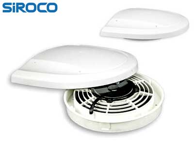 Siroco A3003 "Low Noise" kattotuuletin valkoinen 24V - Kattotuuletus - 9000-19401 - 1