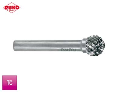 KOVAMETALLIVIILA RUKO 6.0MM D PALLO - Pyörivät kovametalliviilat - RU-116041 - 1