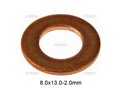 KUPARITIIVISTE 8X13X2,0MM - O-renkaat, stefat, tiivisteet - 52253-1 - 1
