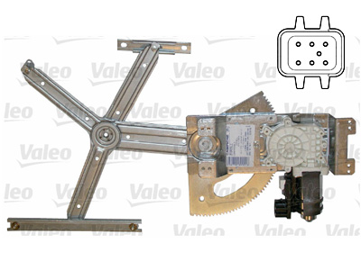 LASINNOSTIN TÄYD. ETU OIK. ASTRA H 04- - Lasinnostimet - 1563-850611 - 1