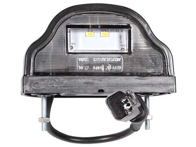 LED-REKISTERIVALO 12/24V MUSTA DEUTSCH - ISO - LED-Rekisterivalot - 1610-22071 - 1