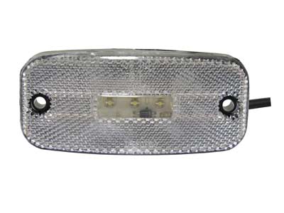 Led-äärivalo valkoinen 111x51x20mm - 12/24V / 5M / ADR - Kirkkaat äärivalot - 1608-1011 - 1