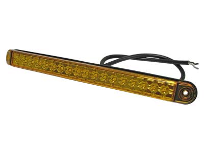PROPLAST PRO-CAN XL LED-ÄÄRIVALO KELTAINEN 25CM 24V ADR - Keltaiset äärivalot - 1608-2001 - 1