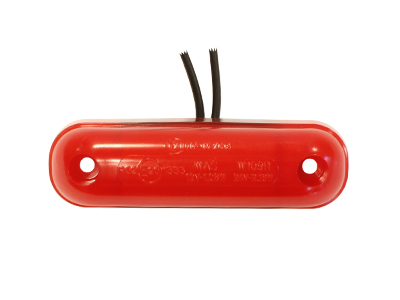 Led-äärivalo Neon Effect 8,4cm punainen - 12-24V - Punaiset äärivalot - 1606-27711 - 1