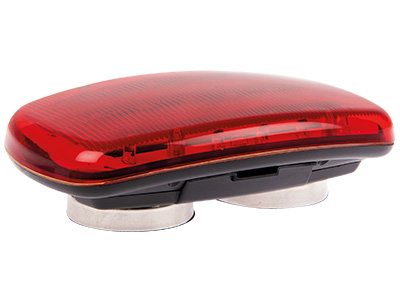 Led-varoitusvalo punainen paristokäyttöinen magneettikiinnitys - LED-varoitusvalo - 1603-580041 - 1