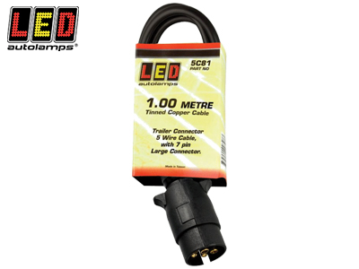 PERÄVAUNUPISTOKE, 1 M KAAPELILLA - LED-takavalotarvikkeet - 1614-5C81 - 1