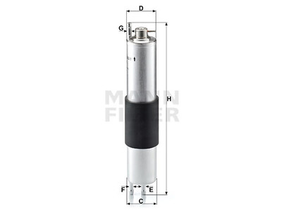 POLTTOAINESUODATIN MANN, BMW - Polttoainesodattimet - 1482-WK5321 - 1