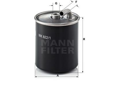 POLTTOAINESUODATIN MANN, MB - Polttoainesodattimet - 1482-WK8221 - 1