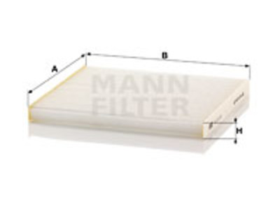 RAITISILMASUODATIN MANN, NISSAN - Raitisilmasuodattimet - 1482-CU23011 - 1