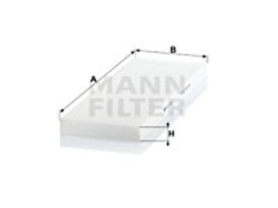 RAITISILMASUODATIN MANN, OPEL - Raitisilmasuodattimet - 1482-CU4151 - 1