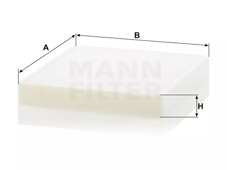 RAITISILMASUODATIN MANN, VAG - Raitisilmasuodattimet - 1482-CU26021 - 2