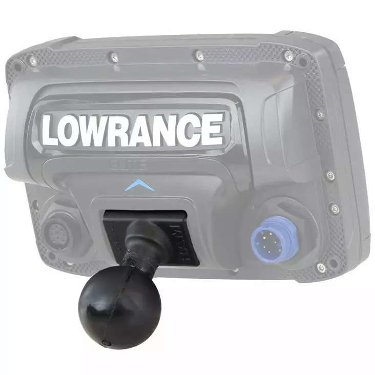 Ram Mounts kiinnitysadapteri Lowrance Elite 1,5" C-sarja - Komponentit C-sarja 1,5 " pallo - RAM-202U-LO11 - 1