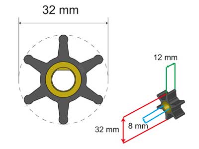 SIIPIPYÖRÄ HD - Veneen siipipyörät - 1798-0601001 - 1