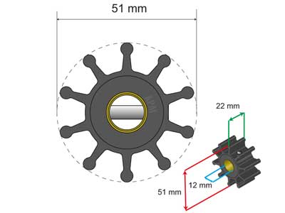 SIIPIPYÖRÄ HD - Veneen siipipyörät - 1798-0601011 - 1