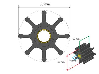 SIIPIPYÖRÄ HD - Veneen siipipyörät - 1798-0601021 - 1