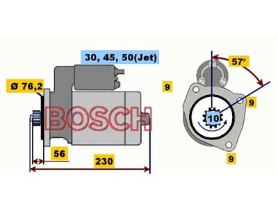 STARTTI UUSI BOSCH VW T4 - Startit - 0001125031 - 1