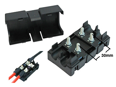 SULAKERASIA 2X MIDI SULAKKEELLE, JOHDOT PÄÄDYSTÄ - Sulakerasiat midi-sulakkeille - 0100361 - 1