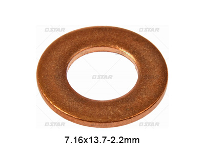 SUUTTIMEN POHJATIIVISTE 7,16X13,7X2,2MM - O-renkaat, stefat, tiivisteet - 52291 - 1