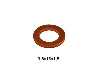 SUUTTIMEN POHJATIIVISTE 9,5X16X1,5 - O-renkaat, stefat, tiivisteet - 52308-1 - 1